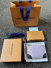 Louis Vuitton Key Pouch Vernis Venice Light Pink Patent Leather Keychain