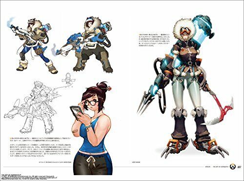 The Art of Overwatch Art Book Japanese Game Character Design Illustration  Japan