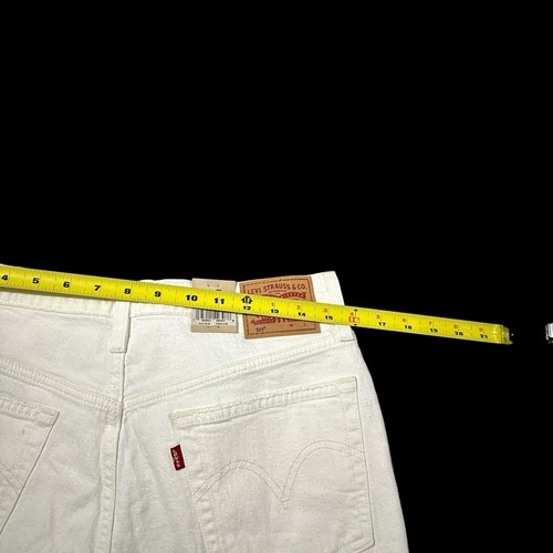 levis 501 jean shorts women’s 31 white rodeo western nwt - Picture 5 of 5
