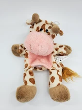 Giraffe Plush Hand Puppet 10" Stuffed Animal Pretend Play Zoo Safari Toy B50