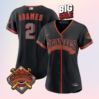 Women Giants #2 Willy Adames Black City Connect 2026 Limited