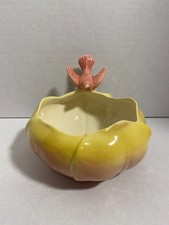 Vintage Royal CopleyYellow Lotus Flower w/Pin...
