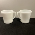 Vintage Federal Coffee Mug, White Milk Glass, Heat Proof, Stamped USA
