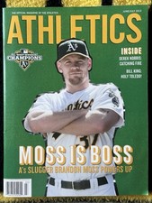 OFFICIAL MAGAZINE OF THE OAKLAND ATHLETICS PROGRAM BRANDON MOSS COVER 06/07 2013