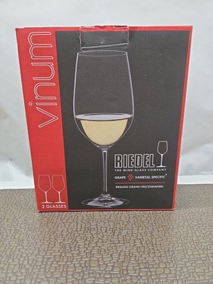 Riedel Crystal Vinum Set of 2 Wine Crystal Glasses, Platinum Riesling Grand Cru
