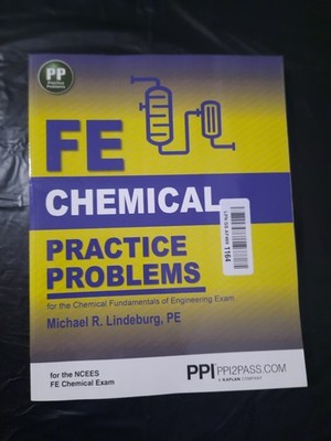 FE Chemical Practice Problems By Lindeburg PE, Michael  R. - VERY GOOD 2016