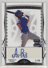 2022 Leaf Trinity Silver Foil 1/99 Alexander Ramirez #BA-AR1 Auto nd3