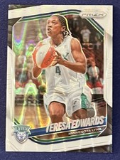 Teresa Edwards - White Seismic Prizm - 2025 Panini Prizm #126 - Minnesota Lynx
