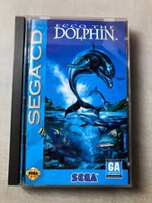 Ecco The Dolphin Sega CD Complete Tested Working