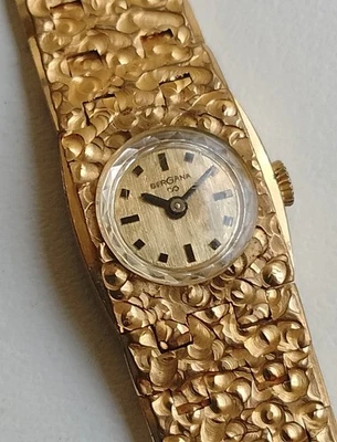 Bergana Damenuhr Vintage Handaufzug Vergoldet Uhr 17 Jewels Made In Germany P19 - Bild 1 von 4