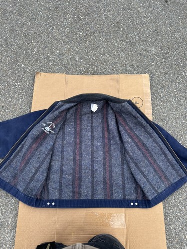 90s Carhartt Detroit Jacket, Navy, USA Made, Star Tag, Vintage Workwear Size L by Carhartt, Size L, $299 - Photo 6