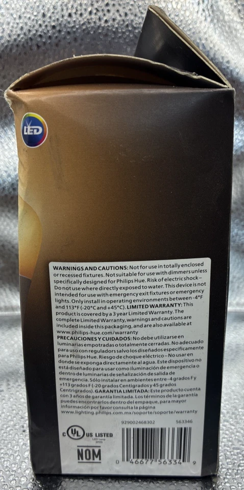 Philips Hue A19 LED Smart Light Bulbs, Flicker-Free 75W - E26 Base, 2pk - Image 4 of 4