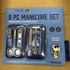 Celavi Peanuts Snoopy/Joe Cool/ Woodstock-Grooming 8 Piece Set Manicure Tool Kit