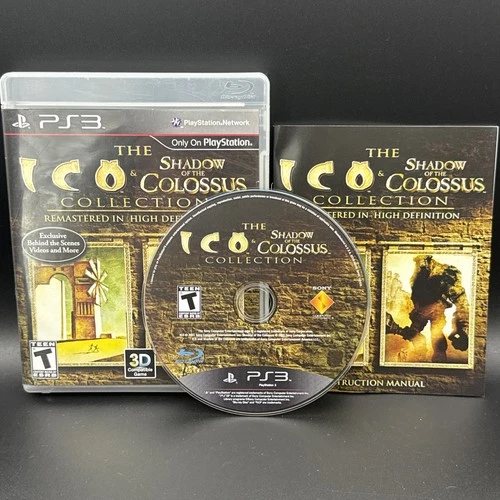 The Ico & Shadow of the Colossus Collection (PlayStation 3, 2011) CIB W/ Manual