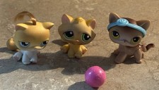 Littlest Pet Shop 19 Short Hair Cat Kittens Ball Lot