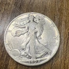 Rare 1928-S Full Rim Walking Liberty half dollar 90% Silver Actual Coin