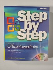PowerPoint Step by Step Microsoft Office 2007 Book and CD Paperback