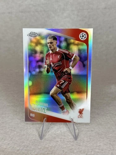 2025-26 Topps Chrome UEFA Club Competitions #74 Florian Wirtz Refractor