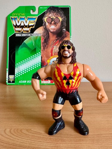 WWF Hasbro Wrestling figure ADAM BOMB Green Card S...