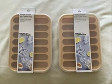 Silicone Water Bottle Ice Cube Tray with Lid 7 slots, Room Essentials set of 2