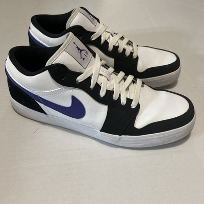 Nike Air Jordan 1 V.2 Low Leather Dark Concord Size 11.5 Sneakers 584794-006
