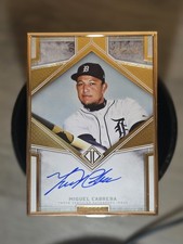 2019 Topps Transcendent Miguel Cabrera Autograph /25 TCA-MC Tigers