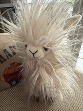 FIESTA "Scruffy" Llama Stuffed Animal Plush Toy Shaggy