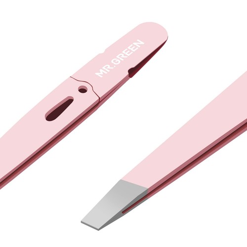 Eyebrows Tweezers Colorful Beauty Fine Hairs Puller Makeup Tools Stainless St...