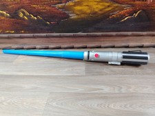 2004 Star Wars Lightsaber Blue Hasbro Extendable Toy Luke Jedi Saber