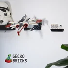 Wall Mount & Minifigure Holder for LEGO Star Wars ARC-170 Starfighter (75402)