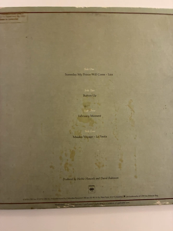 An Evening With HERBIE HANCOCK And CHICK COREA In Concert LP Gatefold 1978 Foto 4 de 4