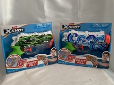 2-X shot fast fail water gun shoots 30 feet W/goggles