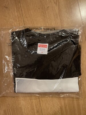 Supreme Rick Rubin RED BOX LOGO Photo Tee T-Shirt BLACK Size S