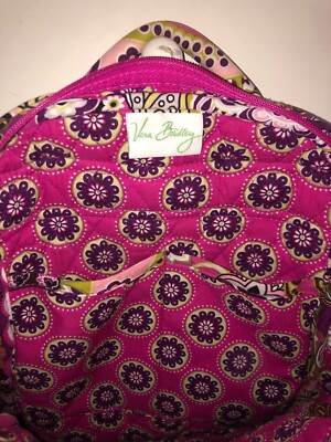 Vera Bradley very berry paisley small laptop backpack with 