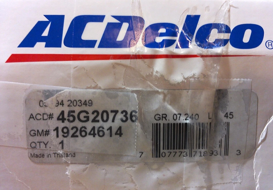 ¡NUEVO EN CAJA! Estabilizador/barra estabilizadora ACDelco 45G20736 para Chevrolet K1500 Suburban 1993 Foto 4 de 4