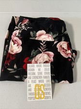 OS One Size Lularoe Leggings Gorgeous Multicolor Floral NWOT New