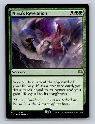 Magic the Gathering - MTG - ORI - Nissa's Revelation - Rare