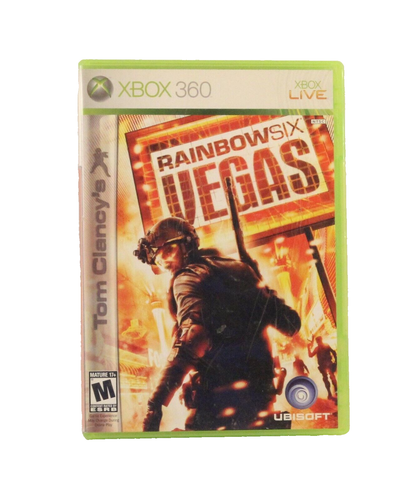 Tom Clancy's Rainbow Six: Vegas (Microsoft Xbox 360, 2006) Hülle Disc getestet