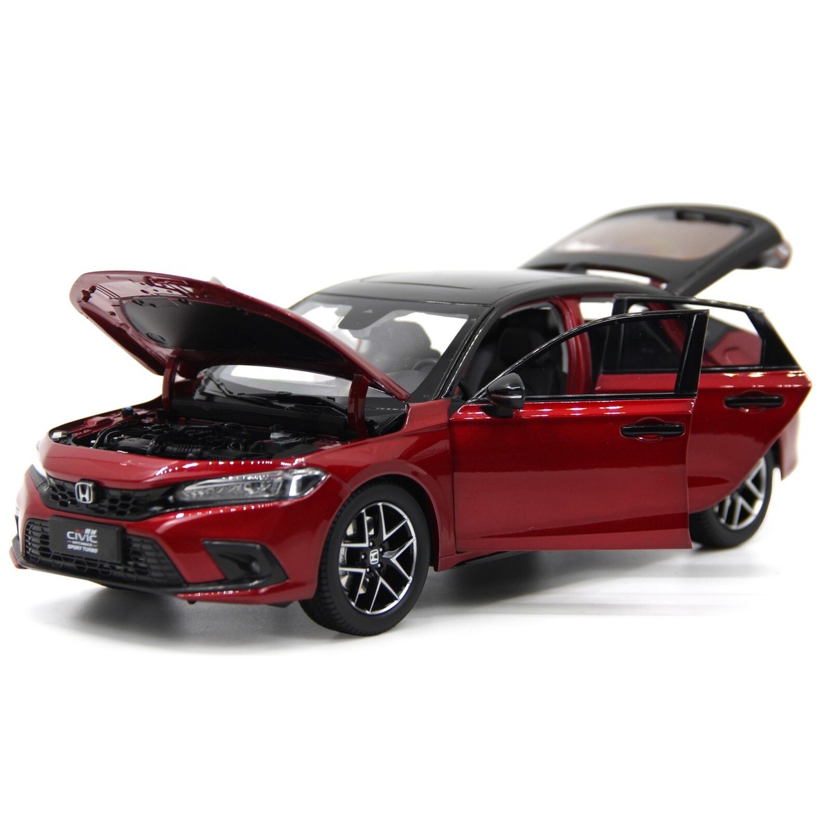 PAUDI 1/18 ホンダ シビック Hatchback 2023　全開閉 Amazon | Paudi Model ミニカー 1/18 ホンダ シビック