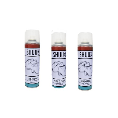 3 x Shoe Cleaner & Protect Waterproof Nubuck Leather Suede Fabric