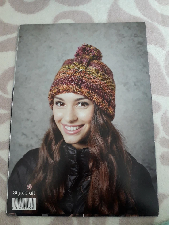 Stylecraft 9305 Knitting Pattern Carnival Chunky Hat Scarf Snood  - Image 2 of 2