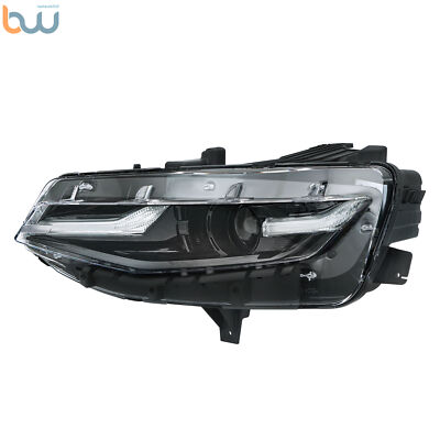 Driver Side Headlight For 2019-2023 2024 Chevy Camaro LS/LT Black LED HeadLamp