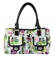 Disney Mickey Mouse Cartoon Handbag Purse White Pockets Disney Mickey Mouse Cartoon Handbag Purse White Pockets