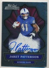 JARET PATTERSON 2021 Wild Card Alumination Football AUTO RC COMMANDERS