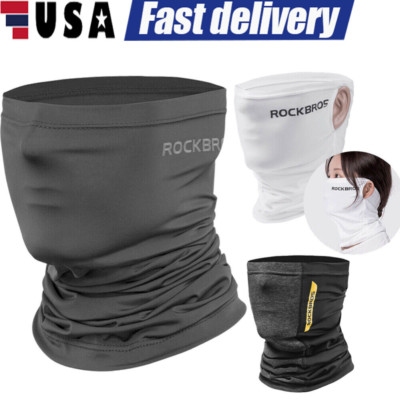 Ice Silk Face Mask Balaclava Sport Riding Fishing Bib Breathable Sunscreen Scarf