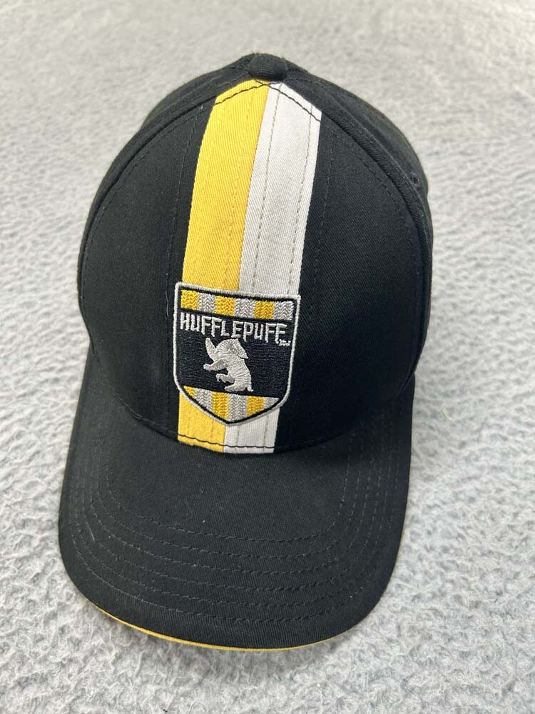 Harry Potter Hufflepuff Strapback Cap - One Size Wizard Hat for Men