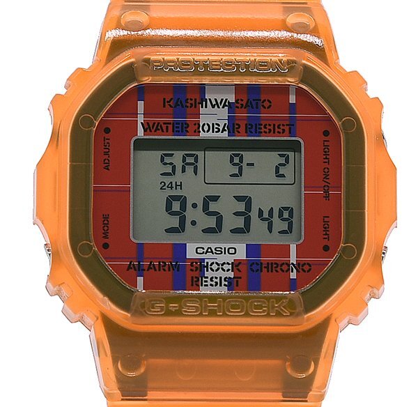 Used Casio G-Shock Dwe-5600Ks-7Jr Kashiwa Sato Collaboration Model