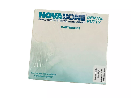 Novabone Putty Bioactive Synthetic Bonne Graft Cartridges 0.25 cc x 4 ...