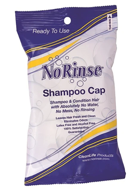 No Rinse Shampoo Cap Scented CleanLife Single-Use 1/Pack – 12 Pack – MPN: 02000 - Image 3 of 3