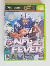 NFL Fever 2003 (Microsoft Xbox, 2002) complete with game disc, case and manual
